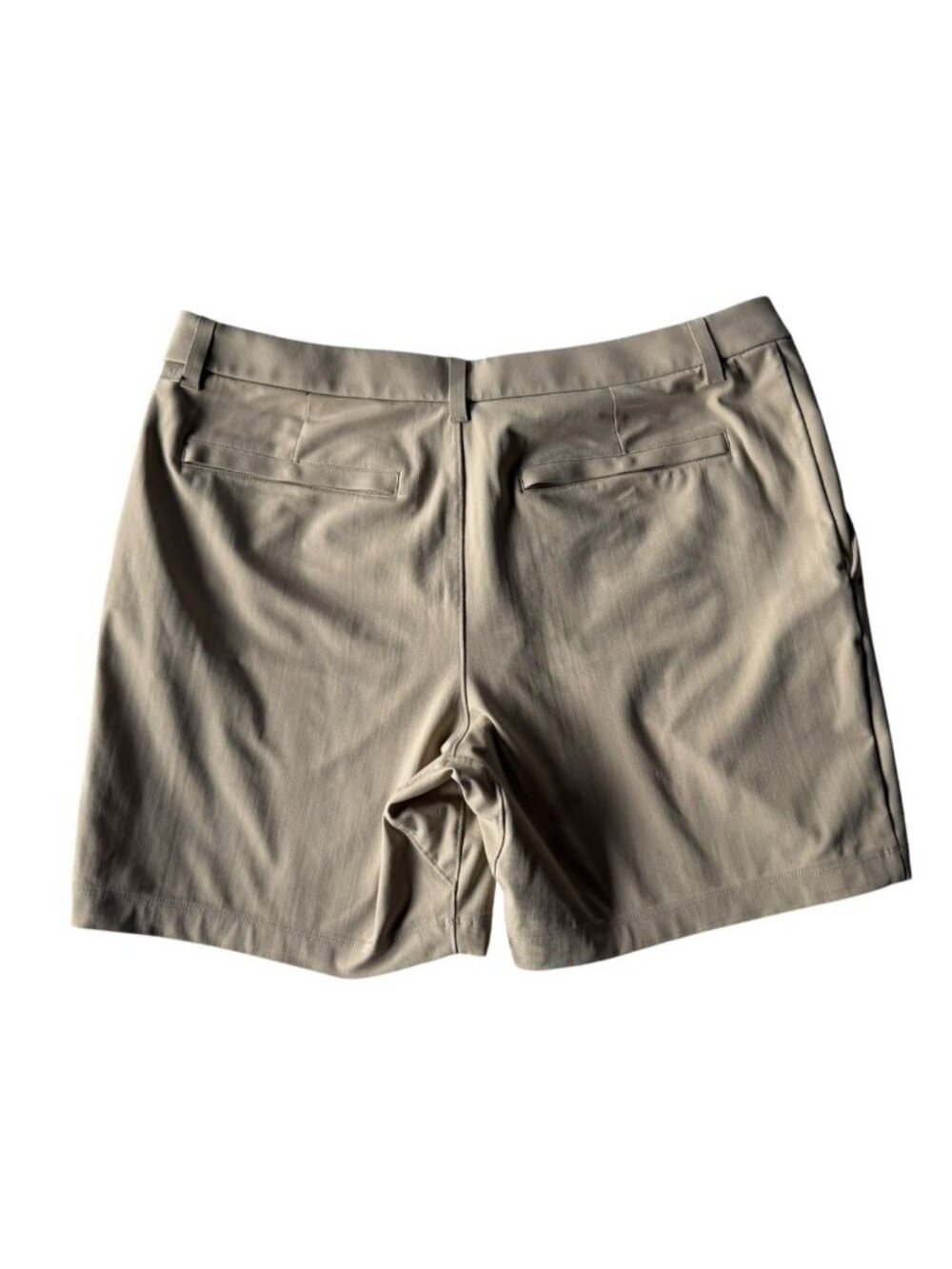 Lululemon Men’s Sz 36 ABC Classic-Fit Short 7" Warpstreme Tan Beige Stretch Golf - Picture 2 of 6
